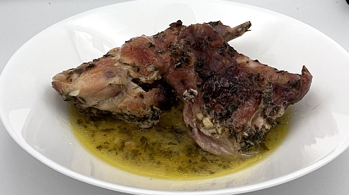 Cordero asado