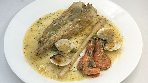 Rape en salsa Rape en salsa